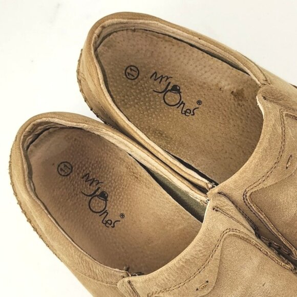 Mr. Jones Men's Sand Leather Nubuck Casual Loafer Size 11 - Picture 10 of 16